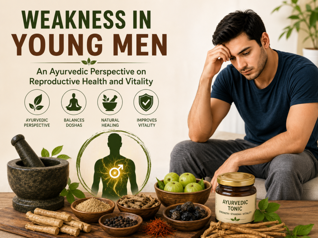 Weakness in Young Men: An Ayurvedic Perspective on Reproductive Health and Vitality