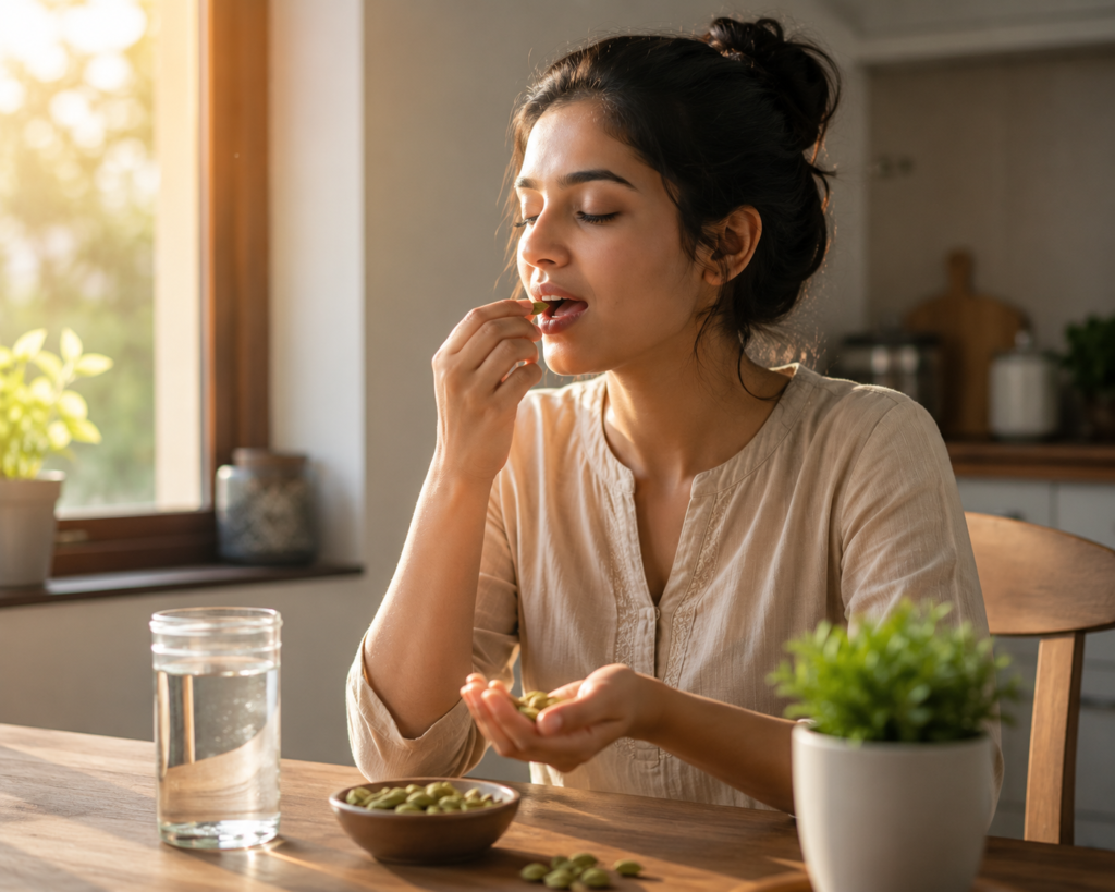 Magic of cardamom on an empty stomach in the morning