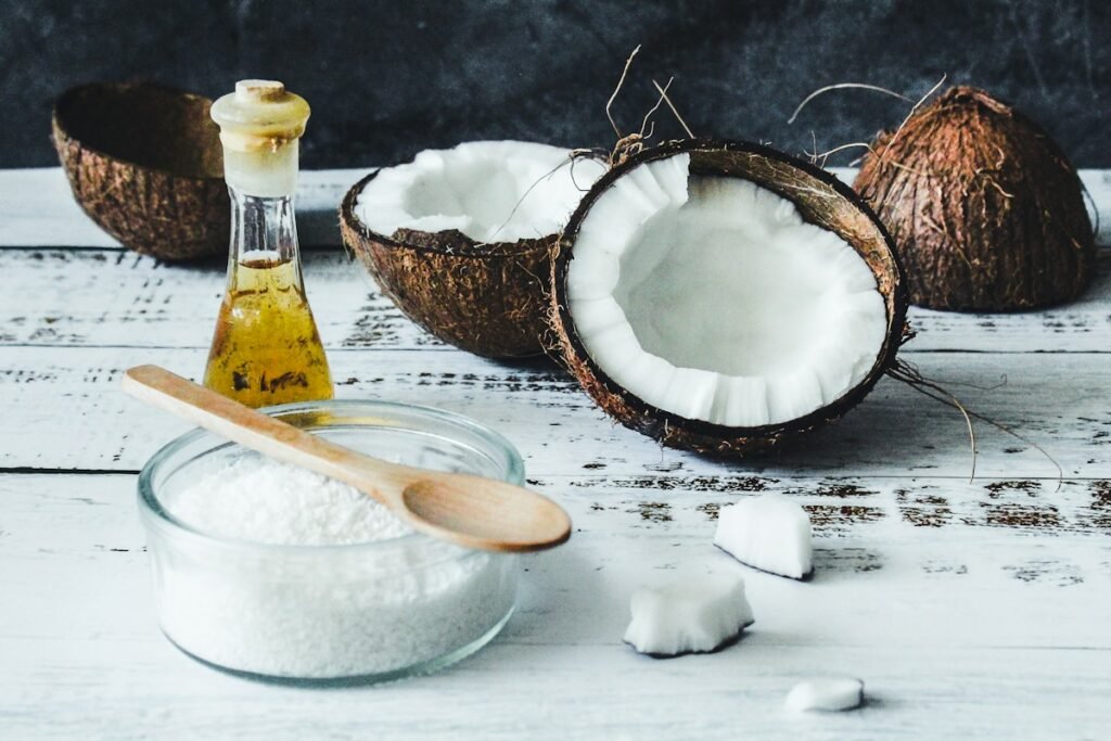 Coconut oil and sesame oil for oil pulling oral health practice